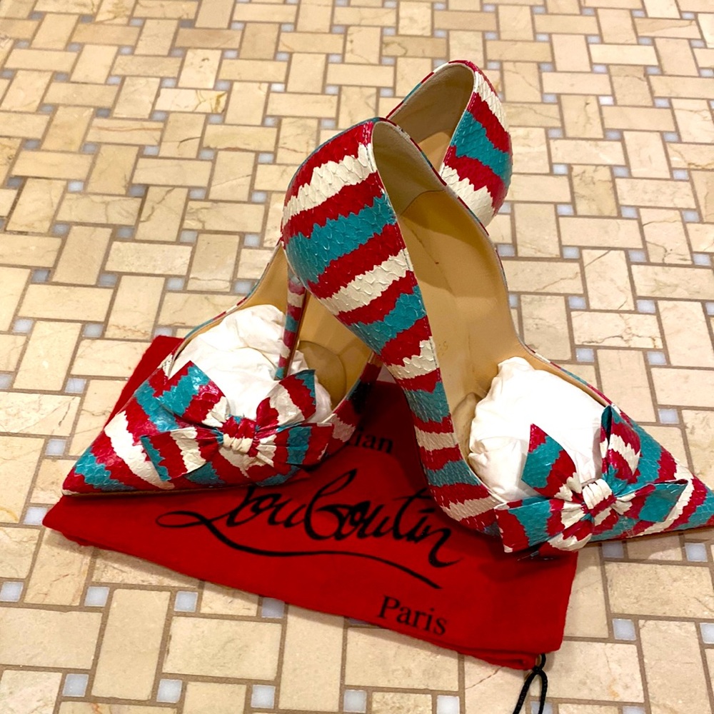 Christian Louboutin special addition in lizard’s leather